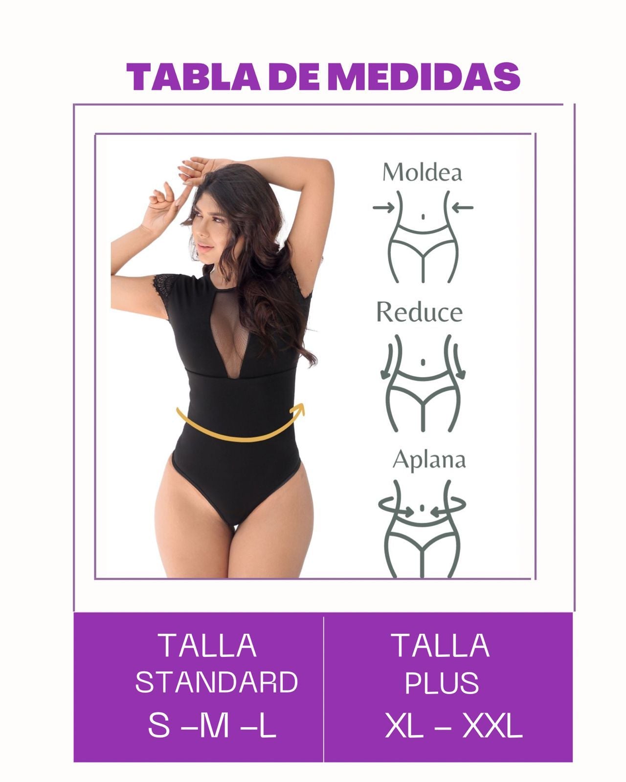 Body Reductor Mia Negro